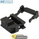 2.54mm Step 2x5 Pin 10 Pin IDC female connector FC-10 - Front View