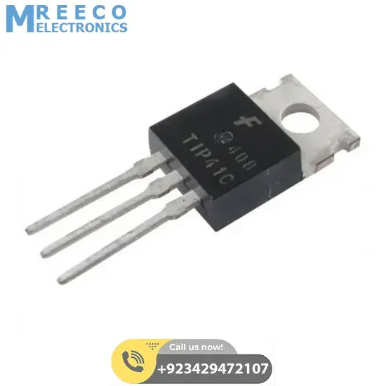 TIP41C TIP41 NPN Power Transistor - Front View
