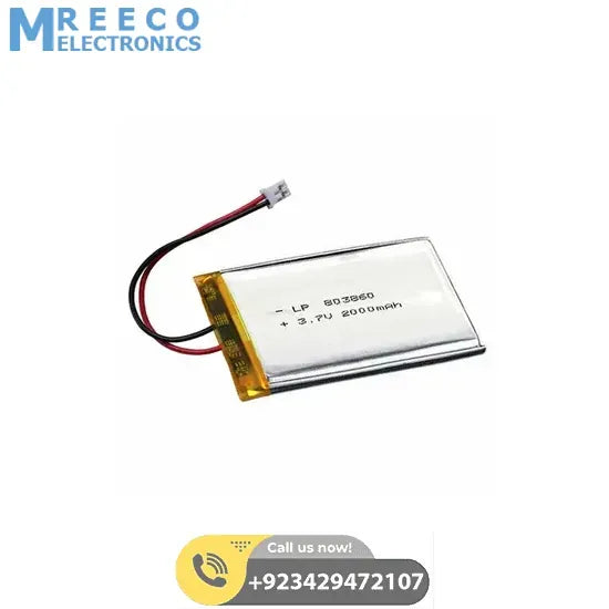 3.7V 4500mah Batery - Front View
