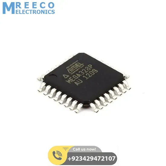 TQFP ATMEGA328P-AU ATMEGA328P AU IC for Arduino - Front View