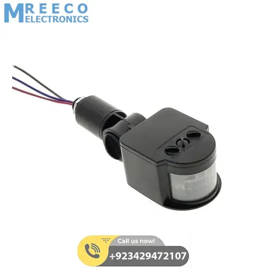 220V Automatic Infrared PIR LED Motion Sensor Detector Switch - Top View