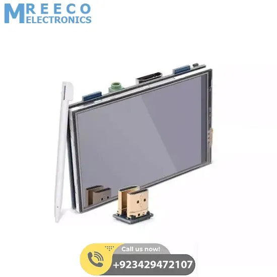 MP13508 3.5 inch HDMI USB Touch Screen Real HD LCD Display For Raspberry Pi 3/2/B+/B/A+ - Front View