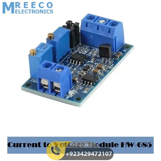 Current to Voltage Module HW-685 - Front View
