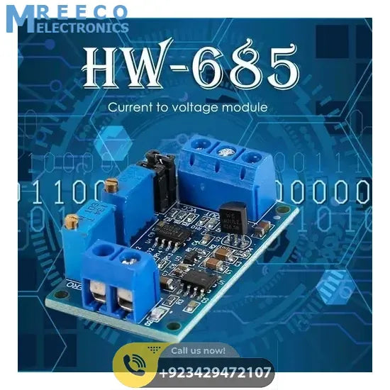Current to Voltage Module HW-685 - Back View