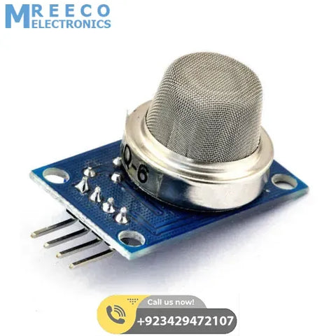 MQ6 propane Gas Sensor Module in Pakistan - Front View