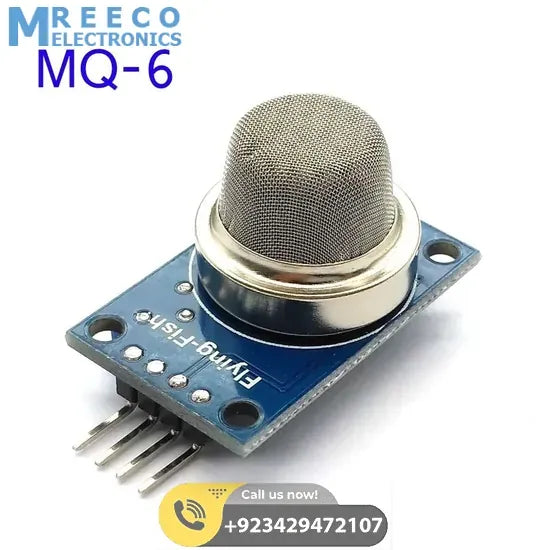 MQ6 propane Gas Sensor Module in Pakistan - Side View