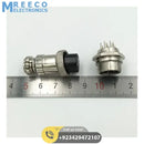 XLR 8 Pin Cable Connector 16mm Chassis Mount 8pin plug Adapter - Front View