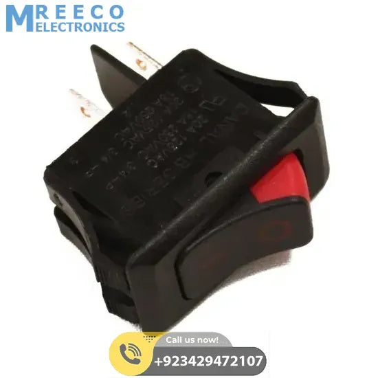 Canal HB Series Rocker Power Switch 20 A - Front View