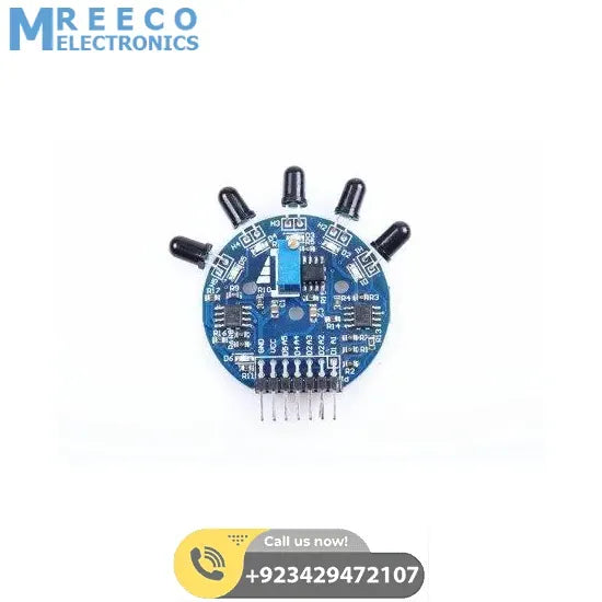 5 channel flame sensor module in Pakistan - Front View