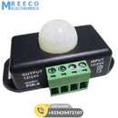 PIR8 Controller 12V 24V PIR Sensor LED Dimmer Switch Motion Timer Function Sign Control LED Strip Tape Lights in Pakistan - Front View