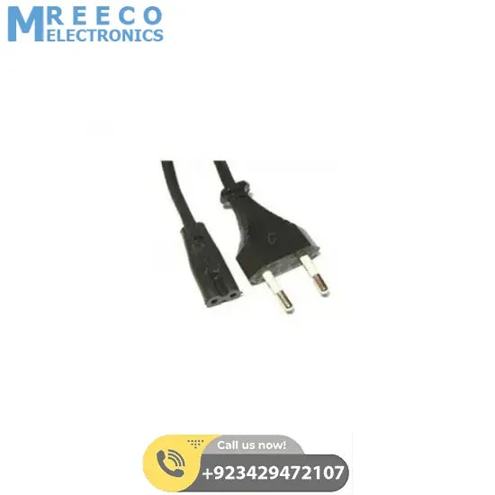 2 Pin 2.5A 250V Radio AC Power Cord Cable - Back View