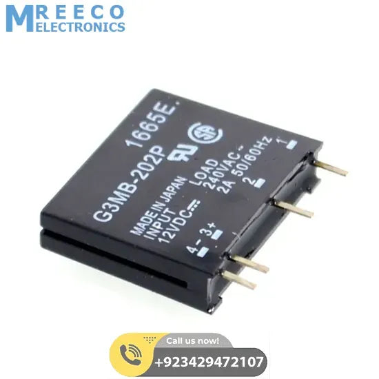 SSR Solid State Relay SSR G3MB-202P - Side View