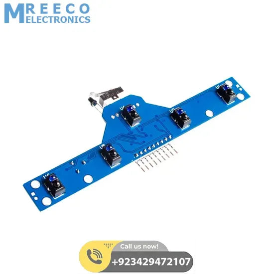 BFD-1000 5 Way Line Tracking Sensor Module Line Following Module In Pakistan - Front View