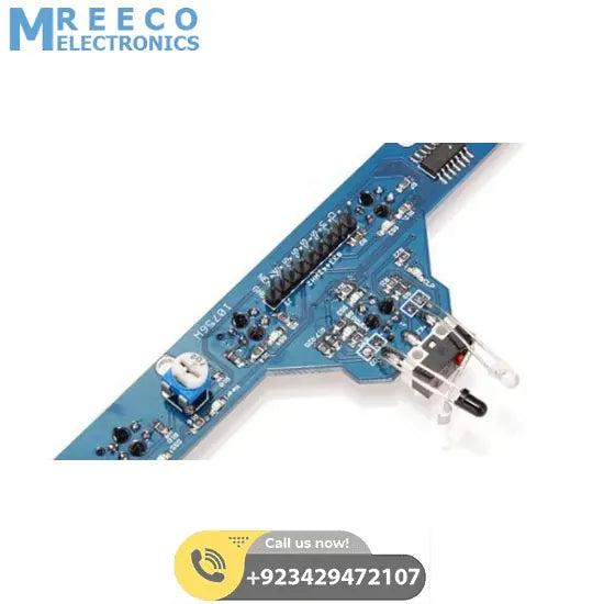 BFD-1000 5 Way Line Tracking Sensor Module Line Following Module In Pakistan - Back View