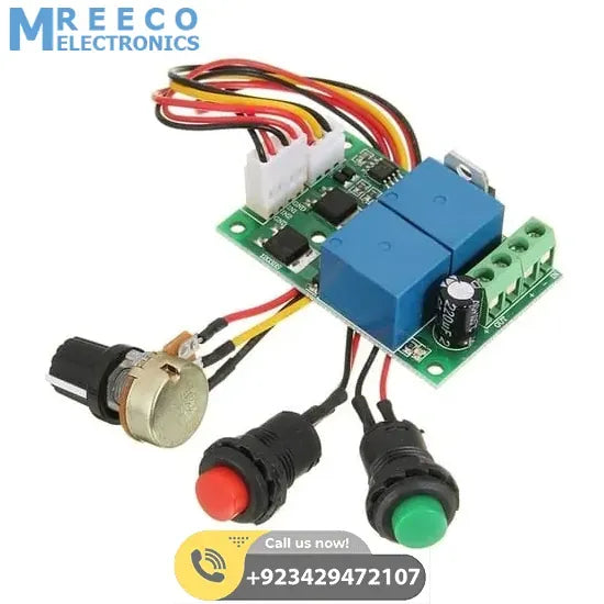 DC Motor Speed And Direction Controller Board - Front View