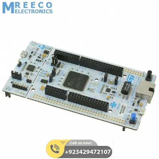 STM32 by ST NUCLEO-F756 STM32 Nucleo-144 Development Board with STM32F756 MCU - Front View