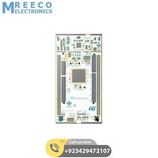 STM32 by ST NUCLEO-F756 STM32 Nucleo-144 Development Board with STM32F756 MCU - Side View