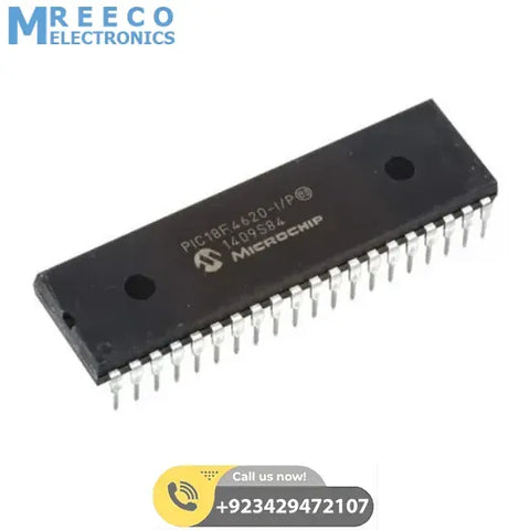 PIC18F4620 Microcontroller - Front View