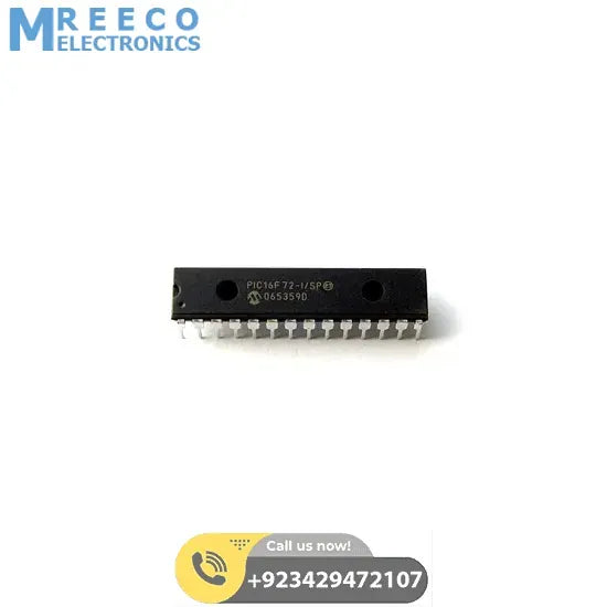 PIC16F72 PIC16F72 DIP 28 PIN - Front View