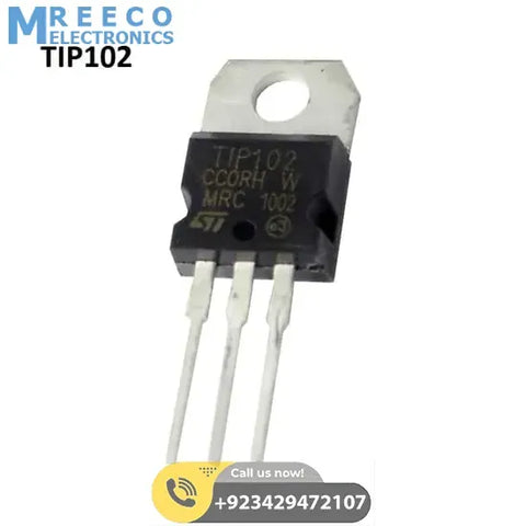 TIP102 NPN Transistor - Front View