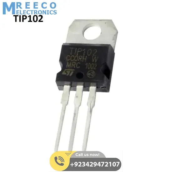 TIP102 NPN Transistor - Front View