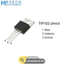 TIP102 NPN Transistor - Back View