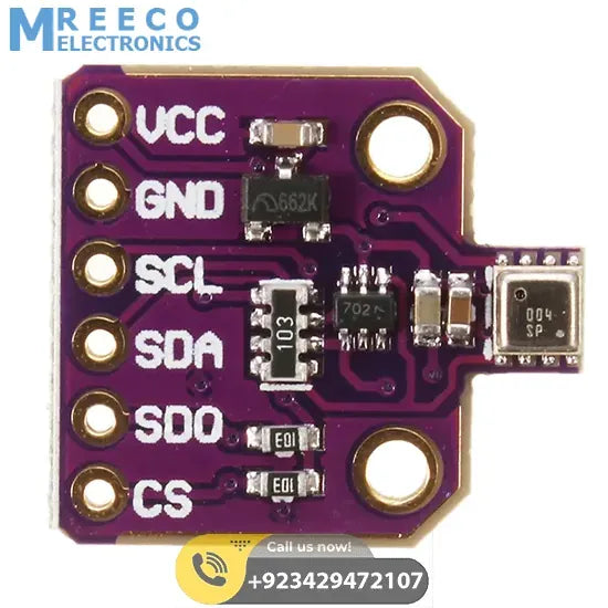 CJMCU-680 BME680 BOSCH Temperature And Humidity Pressure Sensor Ultra-small Pressure Height Development Board - Front View
