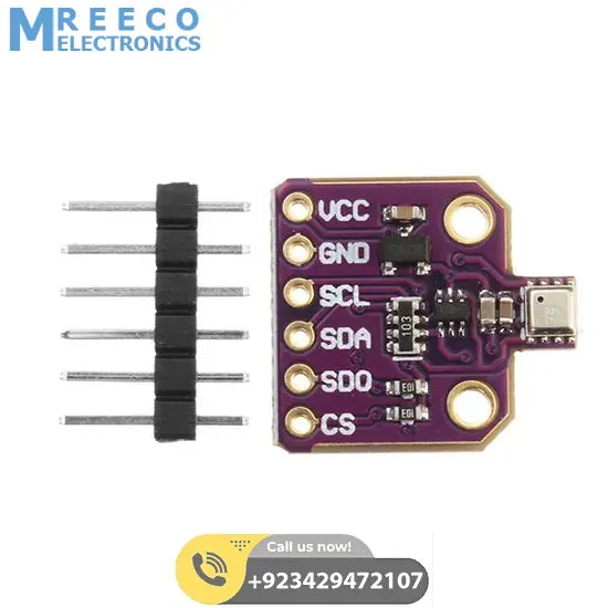 CJMCU-680 BME680 BOSCH Temperature And Humidity Pressure Sensor Ultra-small Pressure Height Development Board - Side View