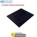 12V 2W Mini Solar System Panel Module Cell - Front View