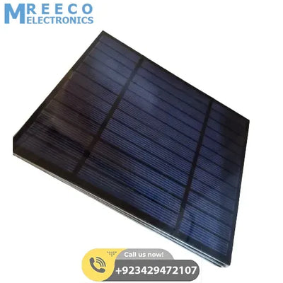 12V 2W Mini Solar System Panel Module Cell - Side View