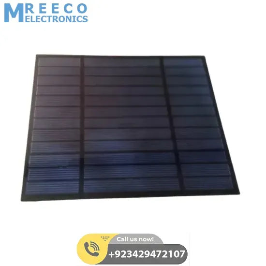 12V 2W Mini Solar System Panel Module Cell - Back View