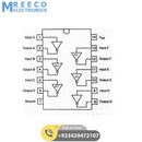 CD4069 Not Gate Hex Inverter IC DIP14 - Back View