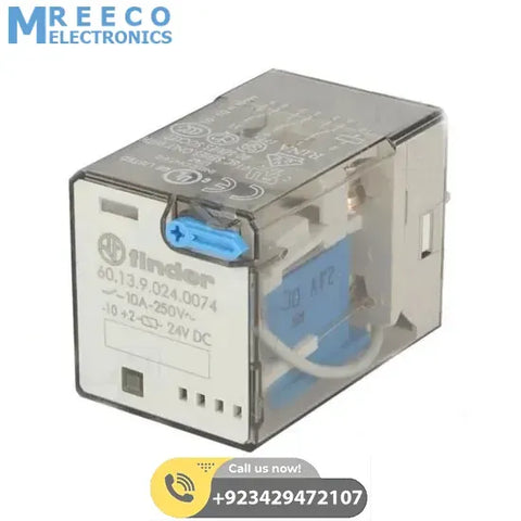 Finder 11 PIN 24V DC Relay FINDER - Front View