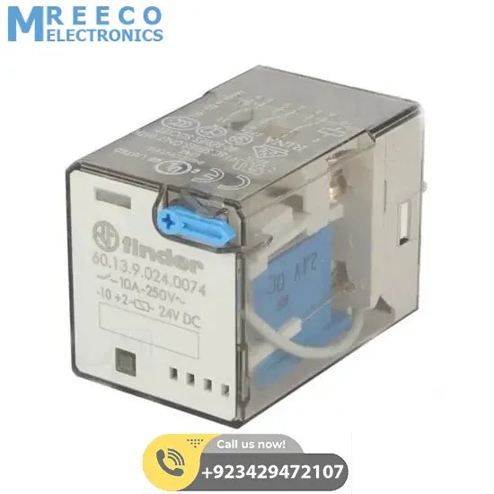 Finder 11 PIN 24V DC Relay FINDER - Front View