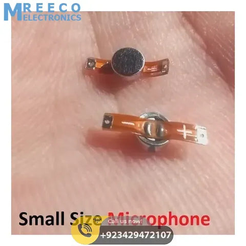 Small Size Microphone Sensor Voice Sound Condenser Mic - Front View