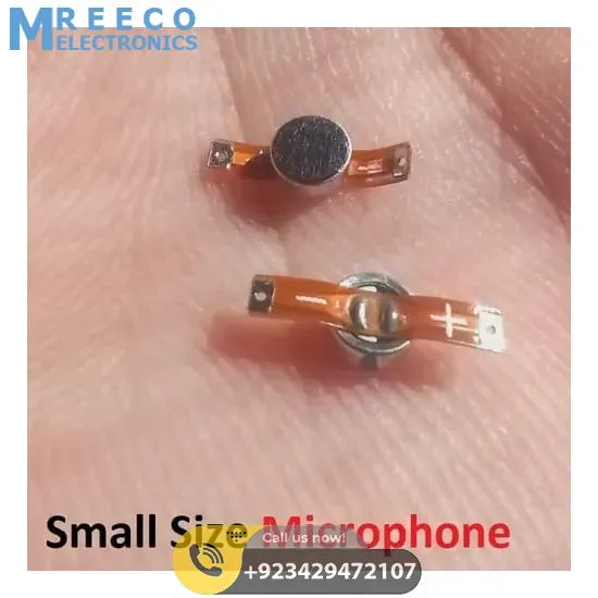 Small Size Microphone Sensor Voice Sound Condenser Mic - Front View