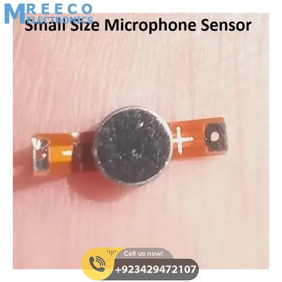 Small Size Microphone Sensor Voice Sound Condenser Mic - Side View