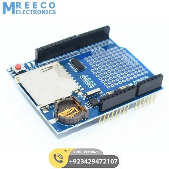 XD-204 Adafruit Data Logger Shield - Front View