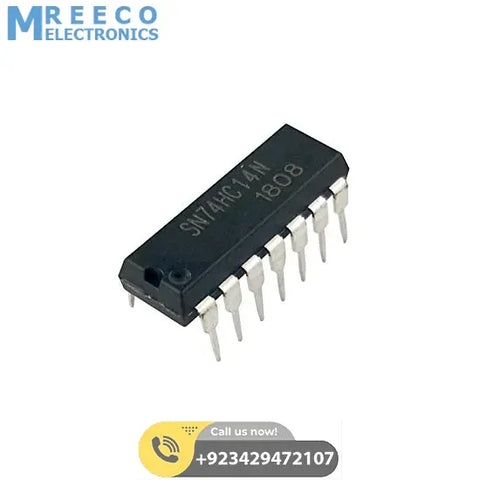 74HC14 ICs hex inverter with Schmitt-trigger inputs in Pakistan - Front View