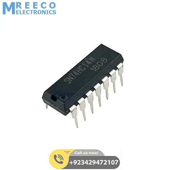 74HC14 ICs hex inverter with Schmitt-trigger inputs in Pakistan - Front View