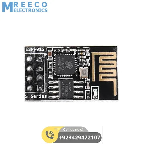 ESP8266EX ESP-01S Wifi Module - Side View