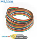 1Feet 13 Wires Rainbow Color Flat Ribbon Cable - Front View