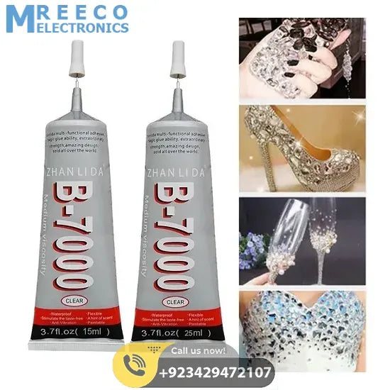 Multipurpose Sealant Epoxy Adhesive Glue B7000 50ml - Back View