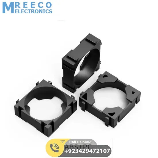 1 Piece 18650 Lithium Cell Battery Holder Bracket - Front View