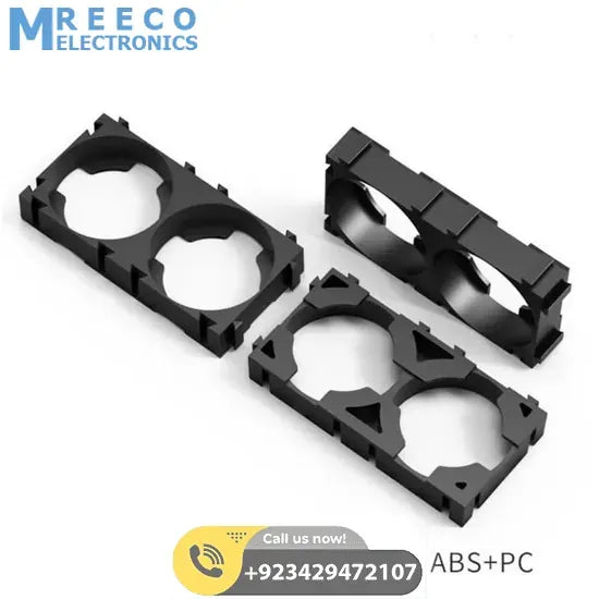 1 Piece 18650 Lithium Cell Battery Holder Bracket - Side View