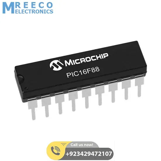 PIC16F88 16F88 Microcontroller In Pakistan - Front View
