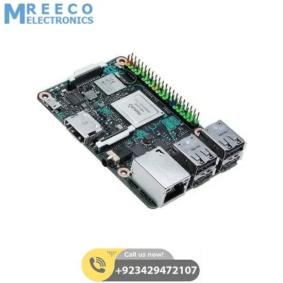 ASUS SBC 2GB Tinker Board Motherboard SoC 1.8GHz Quad Core CPU RK3288 - Side View
