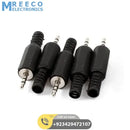 3mm Stereo Male Plug Jack DIY Solder Headphones Audio Connector - Front View