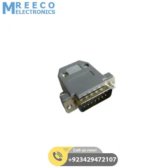 15 Pin VAG Serial Port Male Socket Adapter Connector DB15P - Side View