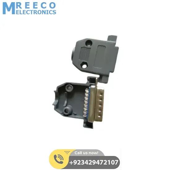 15 Pin VAG Serial Port Male Socket Adapter Connector DB15P - Back View